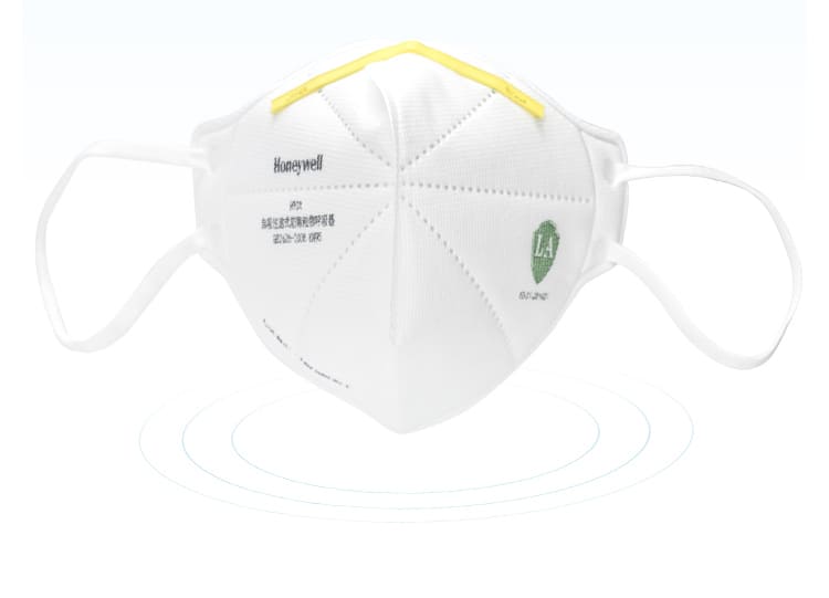 霍尼韦尔（Honeywell） H1005591 H901 KN95 折叠式口罩 (白色、耳带式、标准包装、50 只/盒)